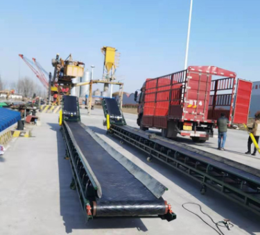 糧食傳送機大料斗散糧自動卸車機卸糧機倉庫卸糧機輸送機