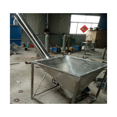 菏澤垂直螺旋提升機 煤渣裝袋上料機 固體料用不銹鋼絞龍提升機