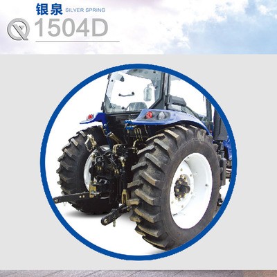 濰坊拖拉機銀泉1504D國3發動機150hp舒適座椅空調駕駛室整機