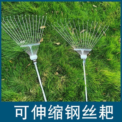摟草筢子草爬子加厚鐵扒子鋼耙子農(nóng)用工具園林工具鐵爬子