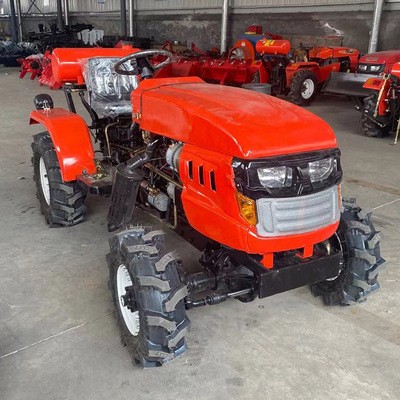 504大棚王 手扶拖拉機四驅大馬力 低矮車型旋耕機 廠家貨源