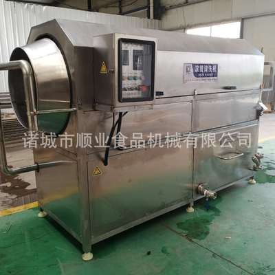 供應滾筒清洗機果蔬 玉米滾筒噴淋清洗機價格 核桃仁滾筒清洗機