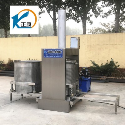 不銹鋼水果碎壓榨脫汁機(jī) 帶外筒自動(dòng)蘋(píng)果取汁機(jī) 液壓海帶壓榨機(jī)