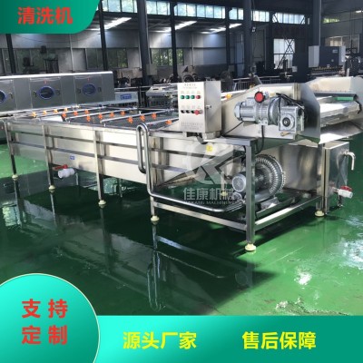 商用蔬菜清洗機 大型不銹鋼氣泡清洗機 全自動高壓噴淋式洗菜機