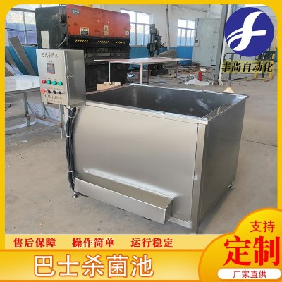 半自動殺菌槽 果汁飲料巴氏殺菌池設備 不銹鋼罐頭殺菌池設備