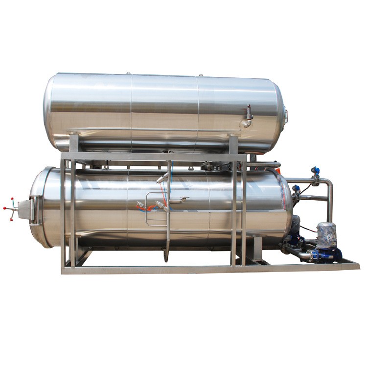 全自動殺菌設備水果罐頭熟食鹵蛋雙層殺菌食品加 工廠用殺菌設備