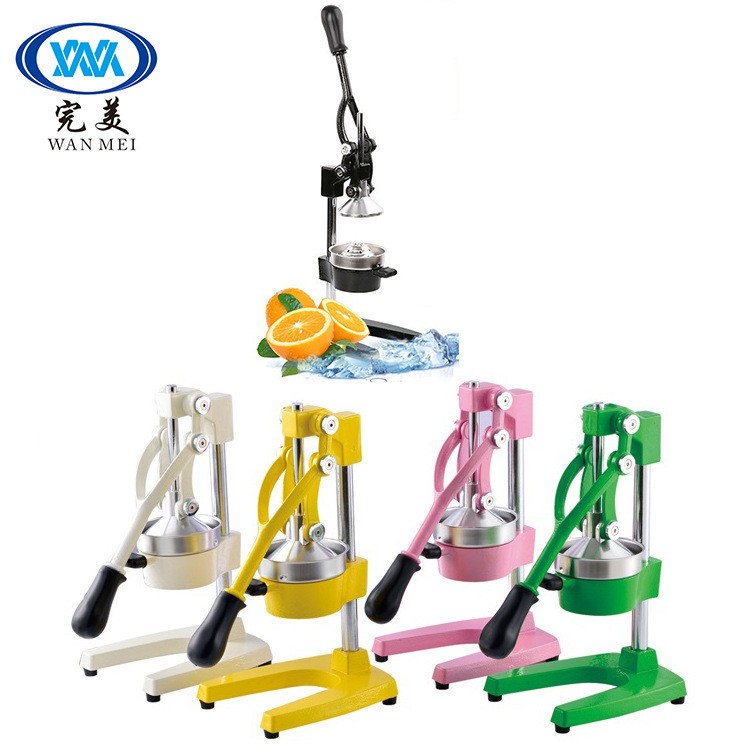 鑄鐵榨汁機家用壓橙機擠壓果汁器壓榨器水果夾手動榨汁機廠家直供