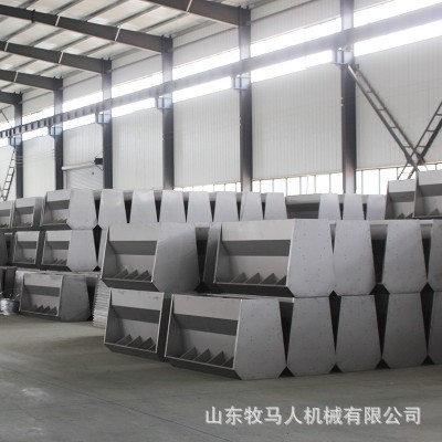 豬食食槽全自動下料養殖鋼板保育料槽育肥單雙面食槽不銹鋼食槽