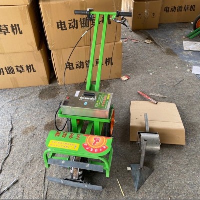 新型電動(dòng)除草機(jī)開溝懶人小型鋤地松土手推除草開荒農(nóng)用耕地充電式