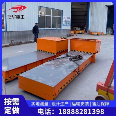 供應貨物運輸電動地爬車10噸蓄電池電動平板車380v載重2噸平移車