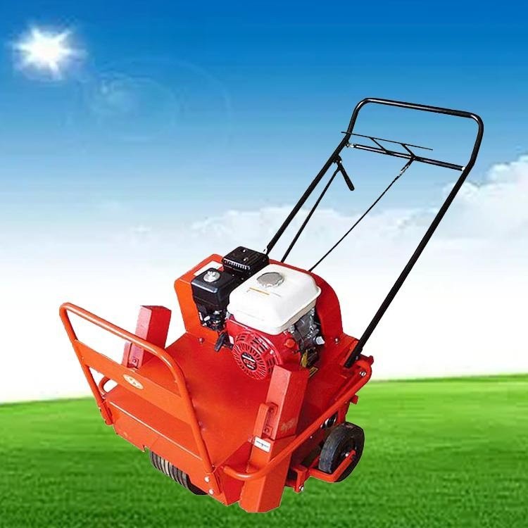 草坪果園松土機(jī) 草坪養(yǎng)護(hù)打孔機(jī) 手推式小型草地挖孔機(jī)