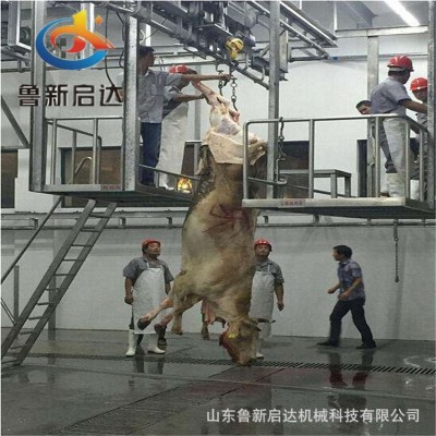 氣動單柱升降臺 驅動漲緊裝置 驅動裝置 牛驢騾子屠宰線