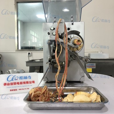 蘋果全自動蘋果削皮機去核分瓣一機多用蘋果切瓣機江浙瀘蘋果機器