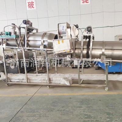 廠家蝦片豌豆脆呀土豆食品生產(chǎn)設備 膨化擠壓油炸食品零食生產(chǎn)線