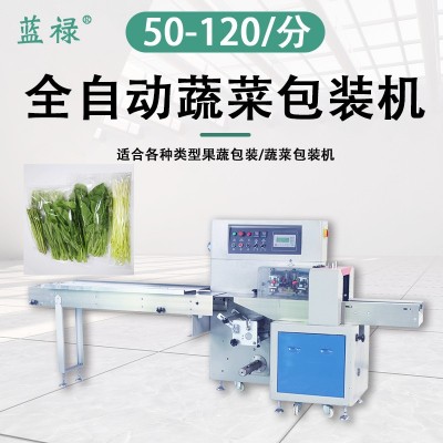 蔬菜包裝機全自動 保鮮膜水果自動包裝機械 枕式果蔬自動包裝設(shè)備