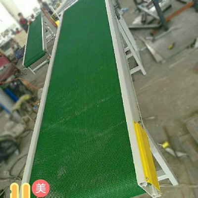 物流快遞分揀流水線皮帶式輸送機(jī)爬坡式皮帶輸送機(jī)食品包裝提升機(jī)