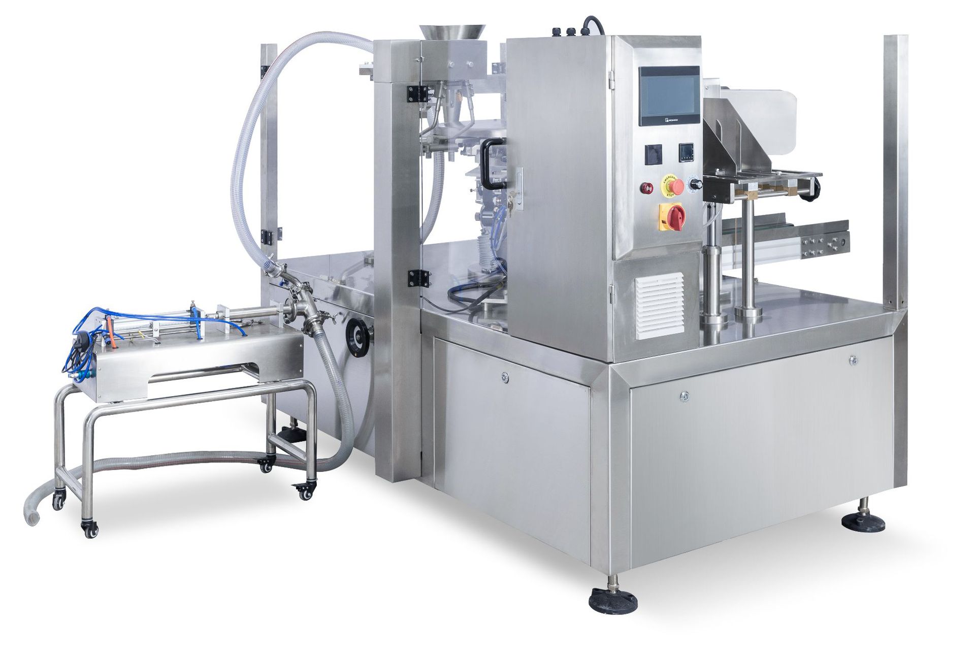 八工位給袋機配液體泵(包液體醬類)