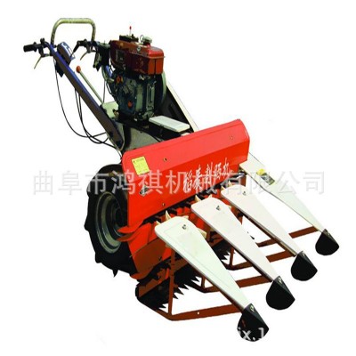 玉米稈割倒機 小型玉米秸稈割曬機 2行割曬機