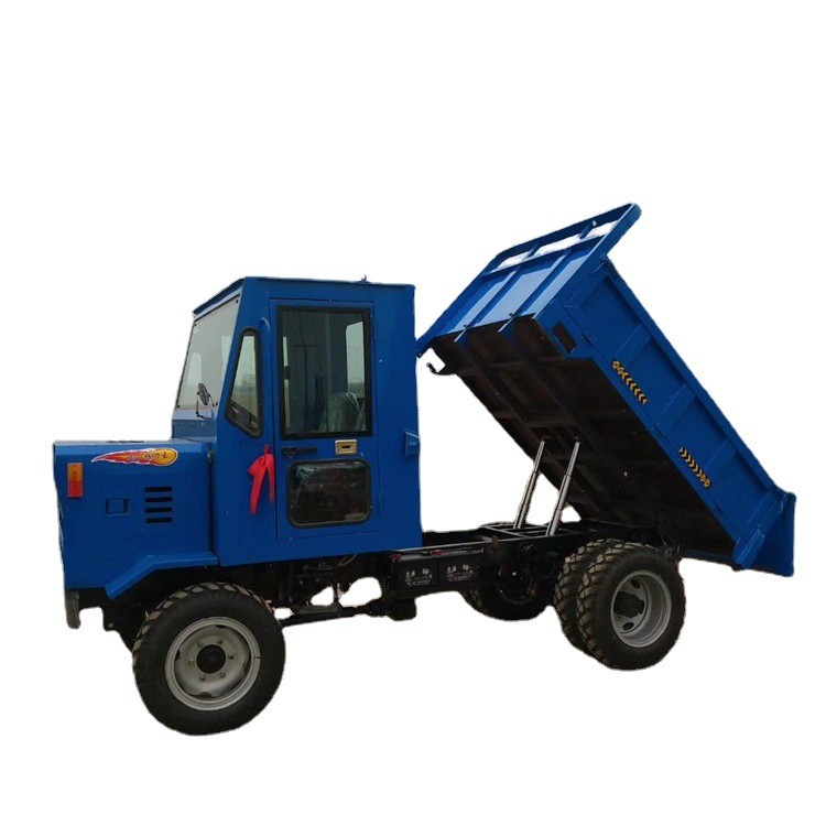 供應柴油小四輪農用車 3T后卸式工程運輸車 25馬力四驅四不像車