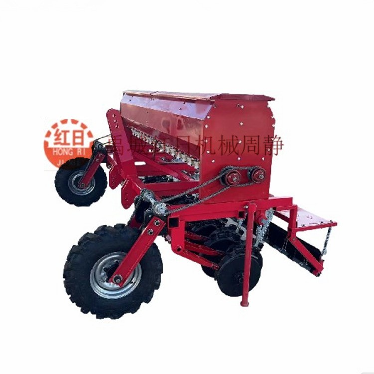 小粒種子蔬菜播種機 禹城紅日農(nóng)用小麥播種機 玉米施肥播種機