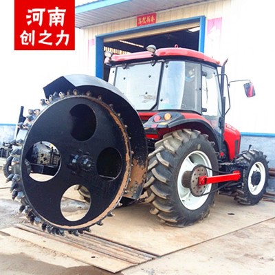 路邊溝渠挖溝機 馬路牙子路沿石開槽機 拖拉機懸掛式開溝機刨溝機