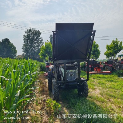 自走式牧草收割機雙轉式割臺秸稈青儲機輪式秸稈牧草收割青儲機