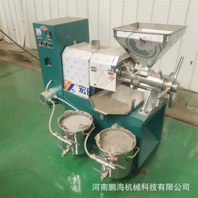 60型商用全自動(dòng)螺旋榨油機(jī) 小型出口型榨油機(jī) 兩相電榨油機(jī)