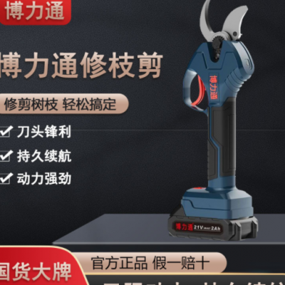 平推式電動(dòng)修枝剪園林工具粗枝剪充電式剪枝機(jī)鋰電果樹(shù)剪廠家批發(fā)