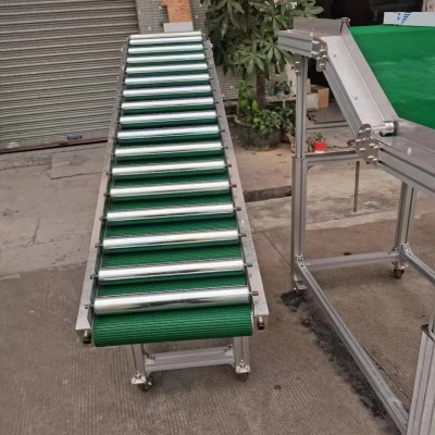 無動力滾筒輸送線自動化流水線貨卸神器不銹鋼滾輪傳送帶搬運設備