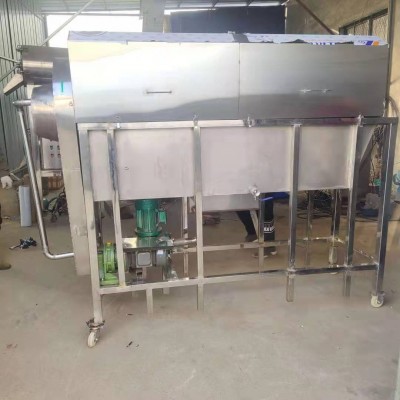 不銹鋼毛刷螺旋清洗機(jī) 水果高壓噴淋清洗機(jī) 軟包裝袋去污清洗