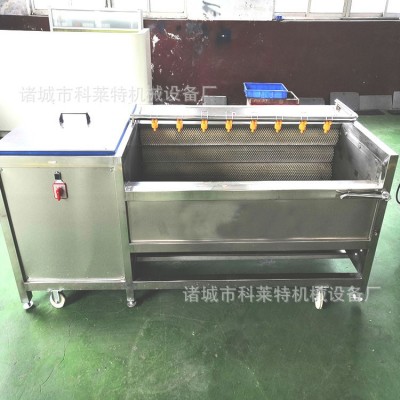 毛輥去皮機(jī) 整機(jī)304不銹鋼材質(zhì)制作 毛輥毛刷清洗去皮機(jī)器