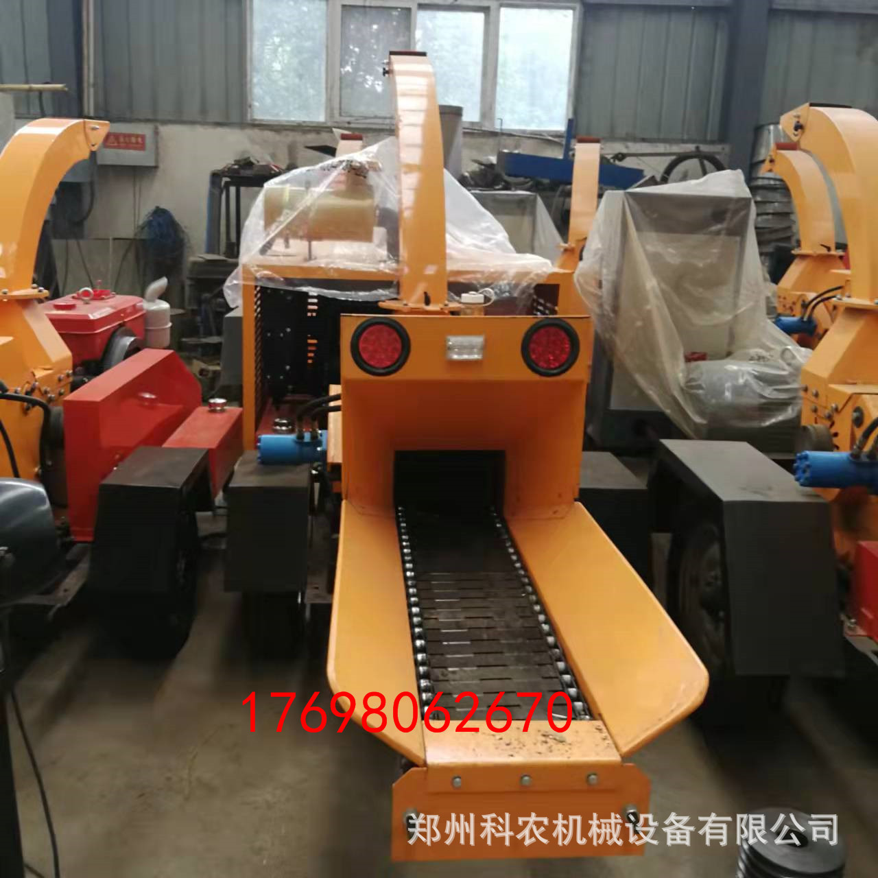 移動樹枝粉碎機