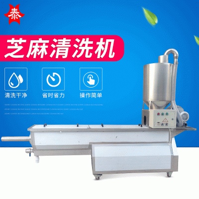 大型芝麻清洗機(jī) 全自動水洗芝麻機(jī) 不銹鋼芝麻沙土分離機(jī)