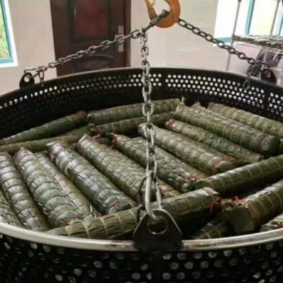 供應(yīng)立式吊籠出料高壓粽子蒸煮鍋全自動嘉興粽子流水線加工設(shè)備