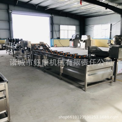 果蔬清洗機 蔬菜預制菜臭氧清洗流水線 全套預制菜清洗加工設備