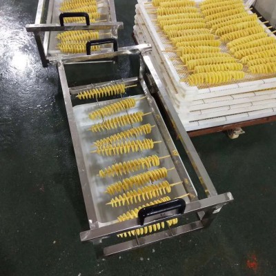 電加熱薯塔油炸機 自動控溫薯塔油炸機 薯塔油炸機