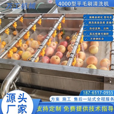 紅薯毛輥清洗去皮機 馬鈴薯芋頭削皮機清洗機 全自動毛輥去皮機