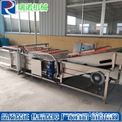 全自動蔬菜清洗流水線 食品果蔬翻滾氣泡清洗機(jī) 凈菜加工成套設(shè)備