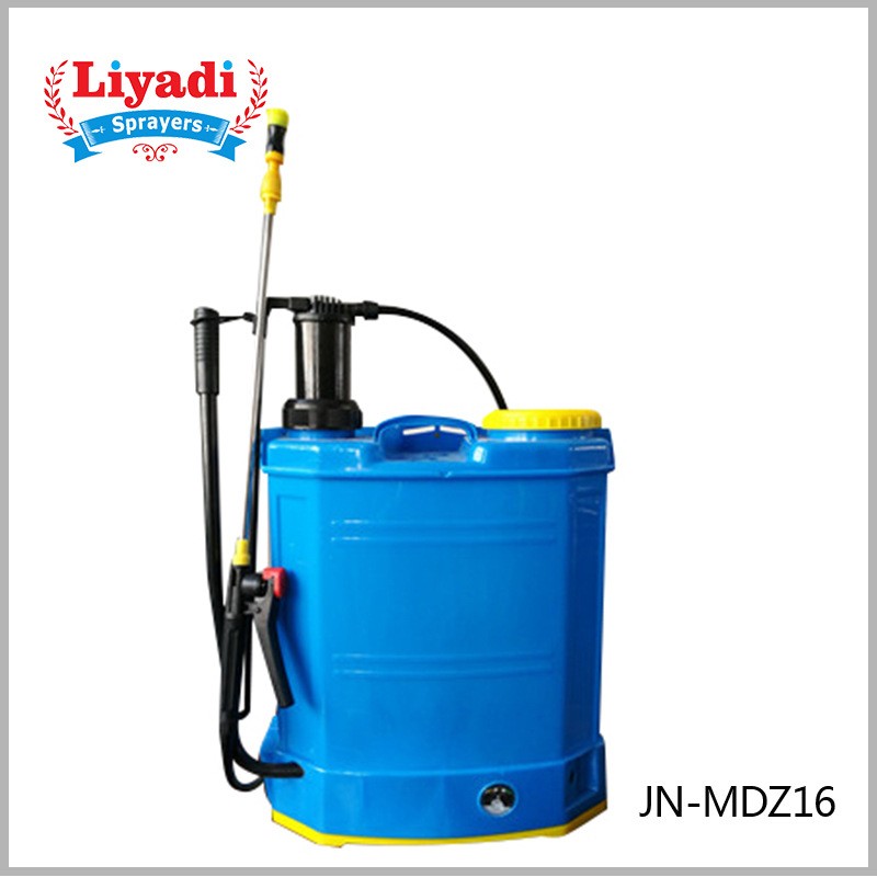 新款江南農業(yè)果園林木背負式電動手動兩用消毒電動噴霧器批發(fā)