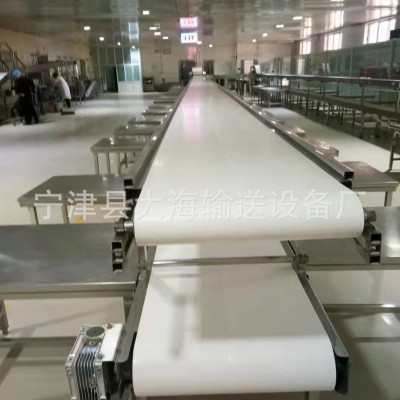 供應 塑料瓶皮帶輸送機 快餐打包流動線 電子電器組裝生產線