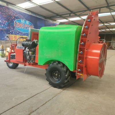 葡萄蘋果園果樹打藥機【領豐】新款農用桃園自走風送式噴霧機450L