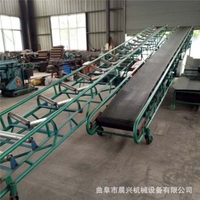 水泥裝車輸送機生產(chǎn)廠家 物流園傳送帶 可升降型輸送機