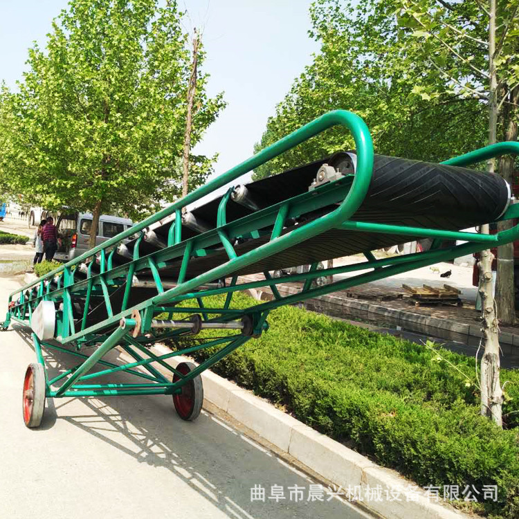 活動簡易折疊帶式輸送機 廠家直銷 移動輕便升降裝車碼垛輸送機