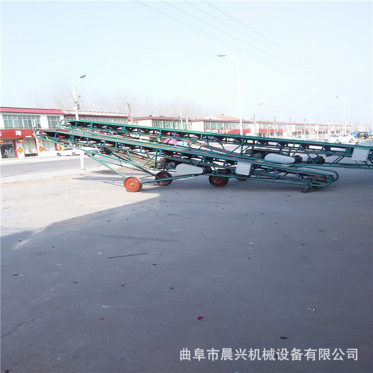 活動簡易折疊帶式輸送機 廠家直銷 移動輕便升降裝車碼垛輸送機