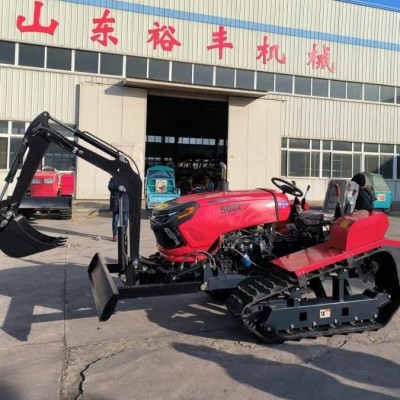 多功能旋耕機 小型農(nóng)用挖機 果園農(nóng)用挖機 履帶微耕機