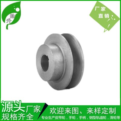 廠家直供各種規(guī)格三角皮帶輪 單槽B型皮帶盤 鑄鐵傳動皮帶輪1b平