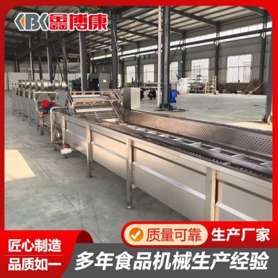 韭菜氣泡清洗機廠家 噴淋式果蔬清洗機設備 大姜竹筍洗菜機流水線