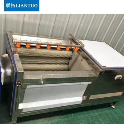 商用毛刷土豆清洗機 紅薯西洋參黃精清洗去皮設(shè)備 全自動洗藥機