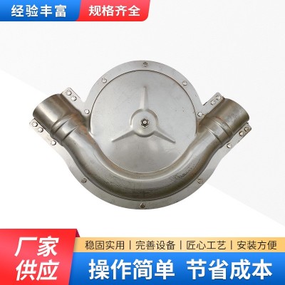 自動化養殖塞盤料線配件 不銹鋼料線轉角器賽盤轉角