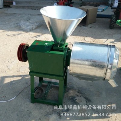 面坊用打面機(jī)單相電雜糧磨面機(jī)180家用小型磨粉機(jī)玉米麥麩分離機(jī)
